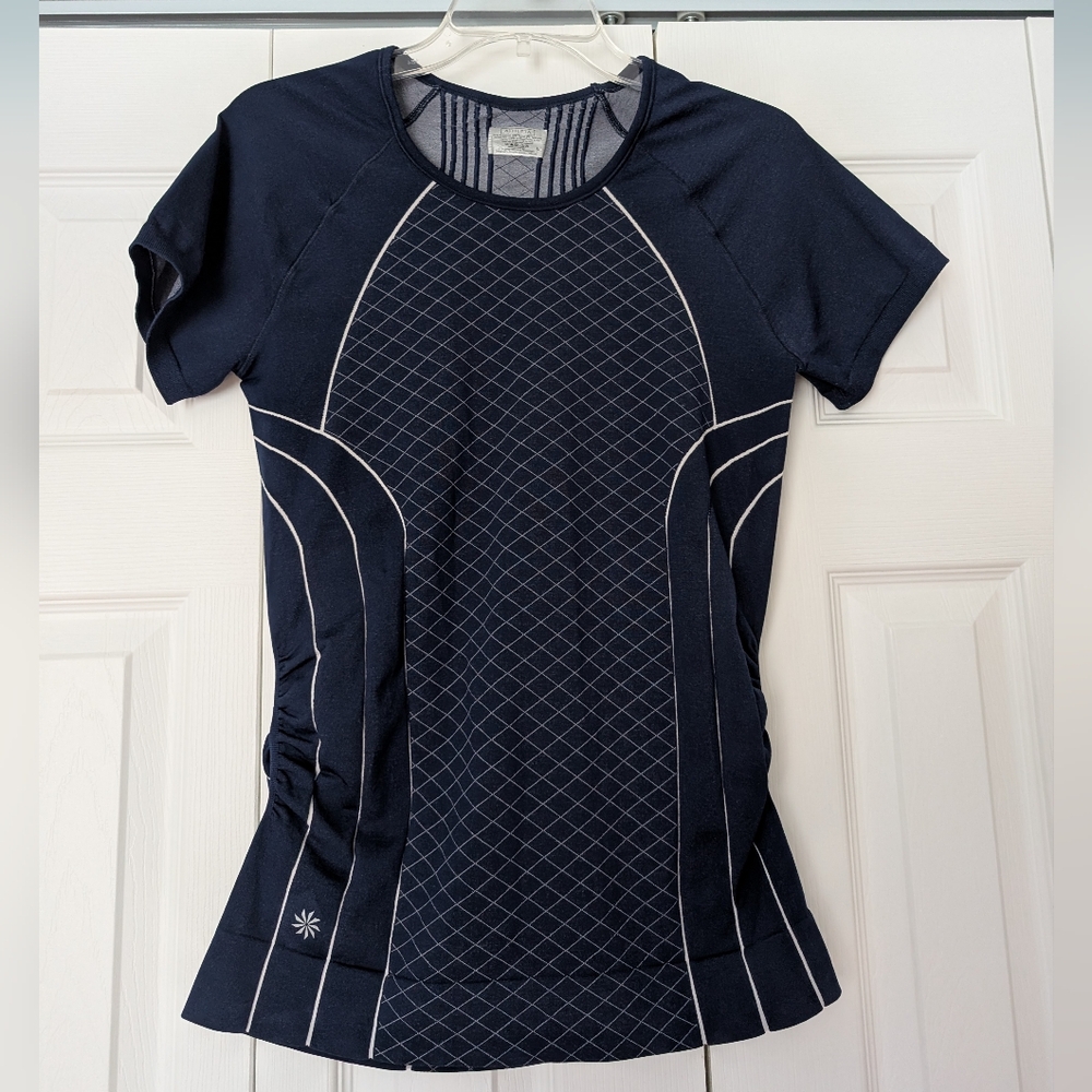 Athleta Navy Blue Athletic Shirt